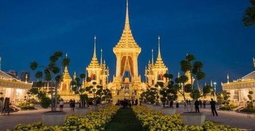 Visit to the royal crematorium site in Bangkok